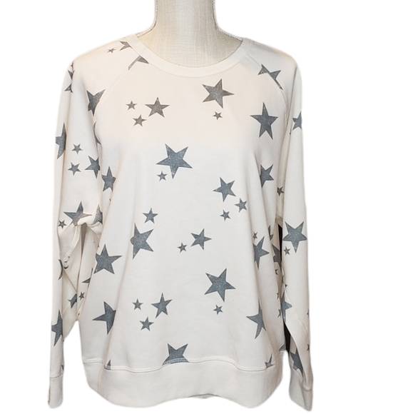 Grayson threads womens sweatshirt with star print size medium